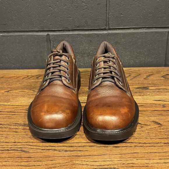 GBX Operator Chunky Brown Leather Oxford Shoes Men’s 12 - Picture 3 of 8